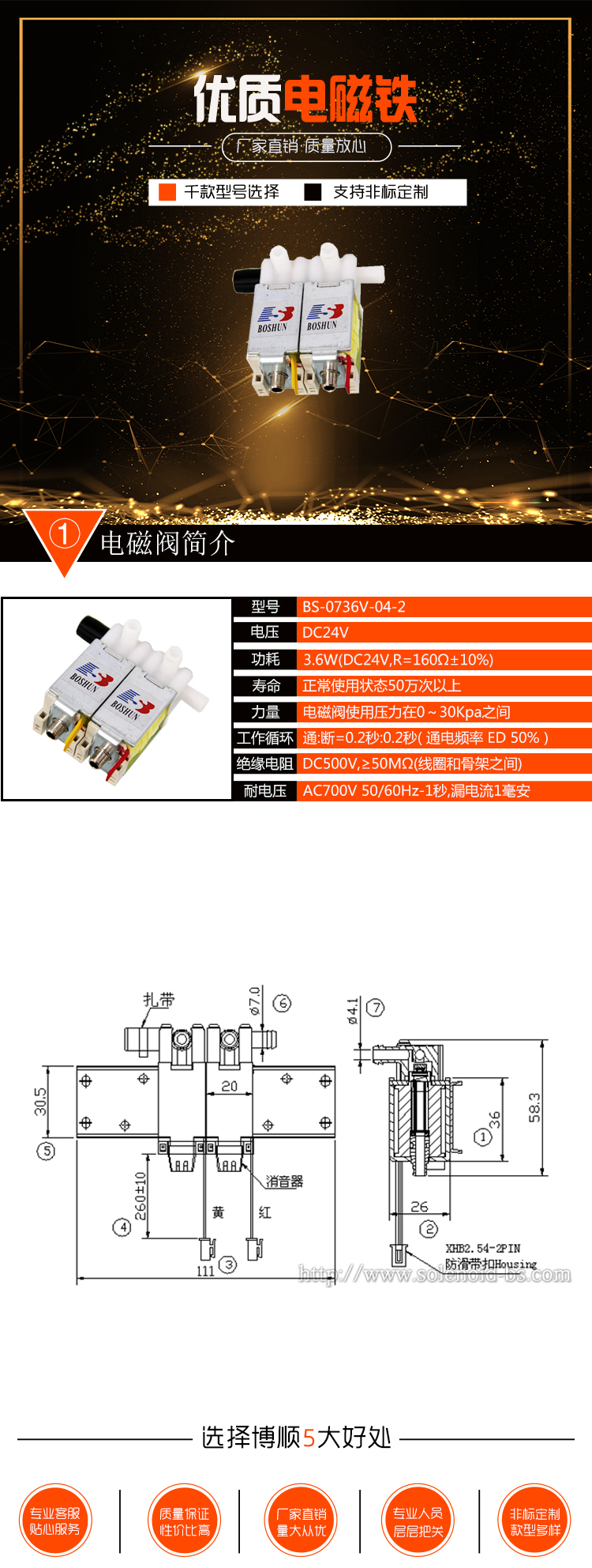 保健設備電磁閥