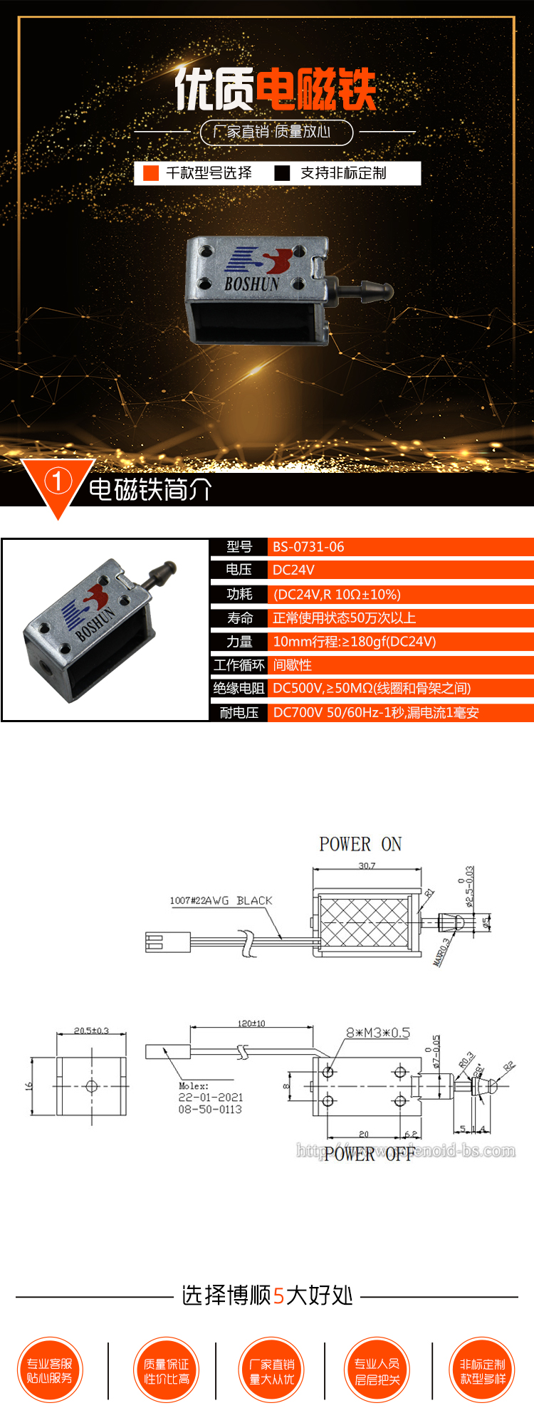 監控設備電磁鐵